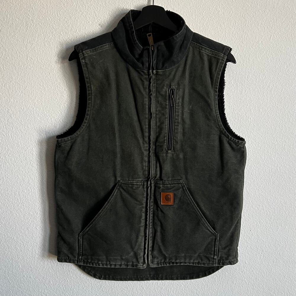 Carhartt V33 green/black work wear vest
